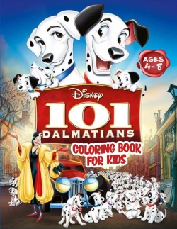 Bertrand.pt - 101 Dalmatians Coloring Book For Kids Age 4-8