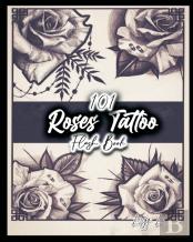 101 Roses Tattoo Flash Book