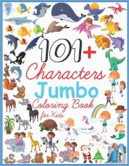101+Characters Jumbo Coloring Book For Kids