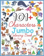 101+Characters Jumbo Coloring Book For Kids