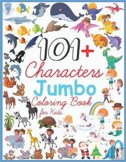 Bertrand.pt - 101+Characters Jumbo Coloring Book For Kids