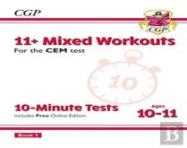 11+ Cem 10-Minute Tests: Mixed Workouts - Ages 10-11 Book 1 (With Online Edition): For The 2025 Exams