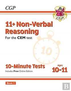 Bertrand.pt - 11+ Cem 10-Minute Tests: Non-Verbal Reasoning - Ages 10-11 Book 1 (With Online Edition): For The 2025 Exams