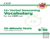11+ Cem 10-Minute Tests: Verbal Reasoning Vocabulary - Ages 9-10 (With Online Edition)