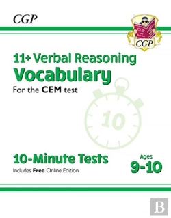 Bertrand.pt - 11+ Cem 10-Minute Tests: Verbal Reasoning Vocabulary - Ages 9-10 (With Online Edition)