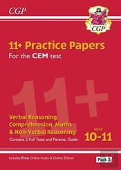 11+ Cem Practice Papers: Ages 10-11 - Pack 2 (With Parents' Guide & Online Edition): For The 2025 Exams