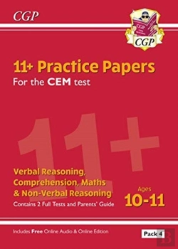 Bertrand.pt - 11+ Cem Practice Papers: Ages 10-11 - Pack 4 (With Parents' Guide & Online Edition): For The 2025 Exams