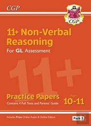 11+ Gl Non-Verbal Reasoning Practice Papers: Ages 10-11 Pack 2 (Inc Parents' Guide & Online Ed): For The 2025 Exams