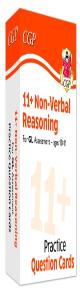 11+ Gl Non-Verbal Reasoning Revision Question Cards - Ages 10-11
