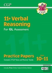 11+ Gl Verbal Reasoning Practice Papers: Ages 10-11 - Pack 2 (With Parents' Guide & Online Ed): For The 2025 Exams