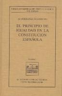 11 Jornadas Estudio Principio Igualdad Constitucion Español