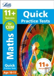 11+ Maths Quick Practice Tests Age 10-11 (Year 6)
