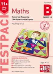 11+ Maths Year 5-7 Testpack B Papers 5-8