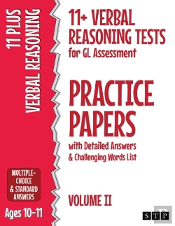 Bertrand.pt - 11+ Verbal Reasoning Tests For Gl Assessment Practice Papers With Detailed Answers & Challenging Words List