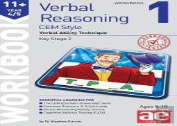 11+ Verbal Reasoning Year 4/5 Cem Style Workbook 1