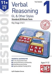 11+ Verbal Reasoning Year 5-7 Gl & Other Styles Testbook 1