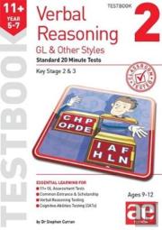 11+ Verbal Reasoning Year 5-7 Gl & Other Styles Testbook 2