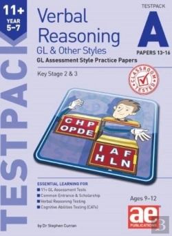 Bertrand.pt - 11+ Verbal Reasoning Year 5-7 Gl & Other Styles Testpack A Papers 13-16