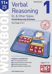 11+ Verbal Reasoning Year 5-7 Gl & Other Styles Workbook 1