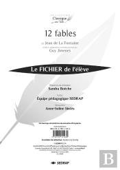 12 Fables De Jean De La Fontaine - Fichier