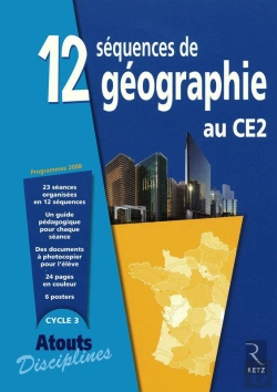 Bertrand.pt - 12 Séquences De Géographie Au Ce2 ; Cycle 3 ; Programme 2008