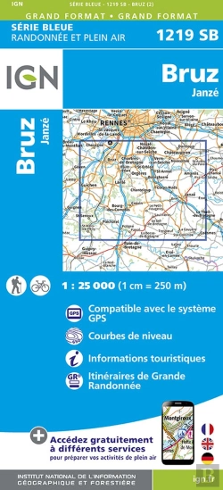 Bertrand.pt - 1219sb : Bruz ; Janzé (2e Édition)