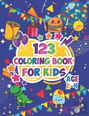 123 Coloring Book For Kids Ages 2-4