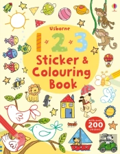 123 Sticker And Colouring Book