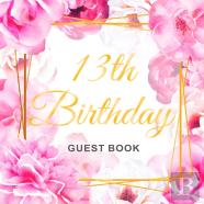 13th Birthday Guest Book