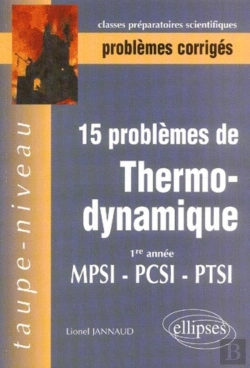 Bertrand.pt - 15 Problèmes Corrigés De Thermodynamique - Première Année - Mpsi-Pcsi-Ptsi