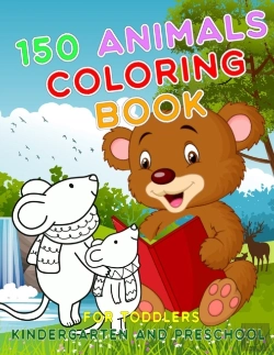 Bertrand.pt - 150 Animals Coloring Book For Toddlers Kindergarten And Preschool