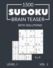 1500 Sudoku Brain Teaser 9x9 With Solutions