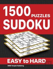 1500 Sudoku Puzzles Book