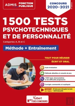 Bertrand.pt - 1500 Tests Psychotechniques Et De Personnalite - Entrainement Intensif