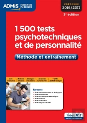 1500 Tests Psychotechniques Et De Personnalite Methode Et Entrainement 3e Edt