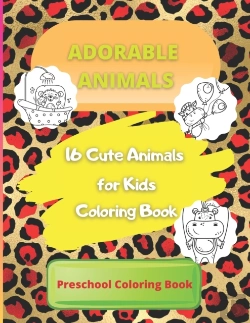 Bertrand.pt - 16 Cute Animals For Kids Coloring Book