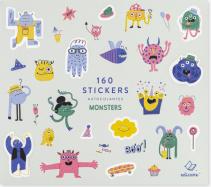 160 Autocolantes - Monstros