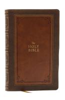 1611 Kjv With Apocrypha, Brown Leathersoft