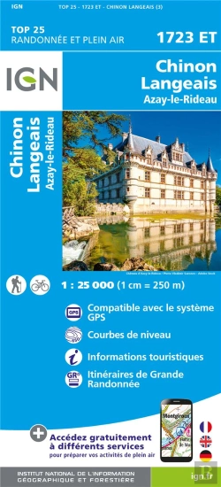 Bertrand.pt - 1723et : Chinon Langeais ; Azay-Le-Rideau (3e Édition)