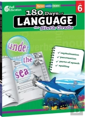 180 Daysâ„¢: Language For Sixth Grade