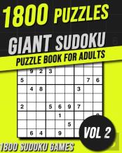 1800 Giant Sudoku Puzzles Book