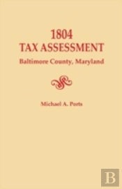 1804 Tax Assessment, Baltimore County, Maryland