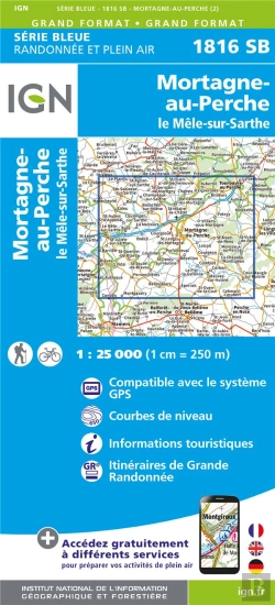 Bertrand.pt - 1816sb : Mortagne-Au-Perche ; Le Mêle-Sur-Sarthe (2e Édition)