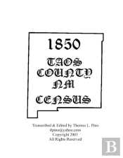 1850 Taos County, Nm Census With Index
