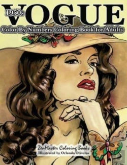 Bertrand.pt - 1950s Vogue Color By Numbers Coloring Bo