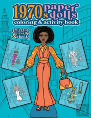 1970s Paper Dolls Coloring And Activity Book