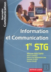 1ère; Stg ; Information Et Communication ; Specialite Communication