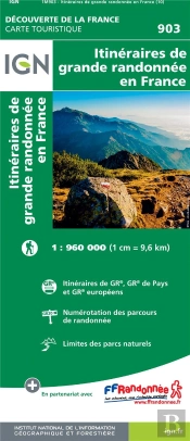 1m903 ; Itinéraires De Grande Randonnée En France (10e Édition)