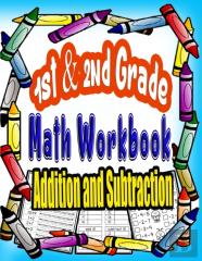 1st And 2nd Grade Math Workbook Addition And Subtraction