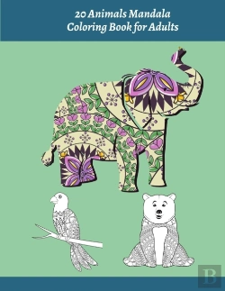 Bertrand.pt - 20 Animals Mandala Coloring Book For Adults